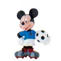 FIGURA TARTA MICKEY FUTBOL CAMISA AZUL