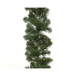 GUIRNALDA IMPERIAL VERDE C/LUZ LED 2,70M