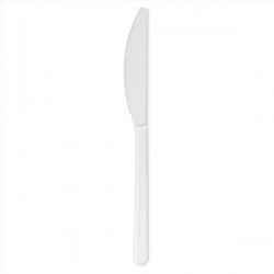   50 CUCHILLOS CPLA BLANCO 18CM