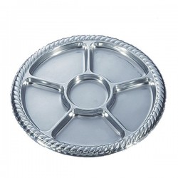   BANDEJA 5 COMPARTIME PLATA 30,6CM