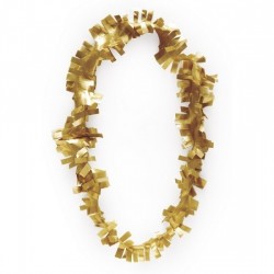   25 COLLARES PLASTICO ORO