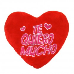 COJIN PELUCHE CORAZON 20X14CM
