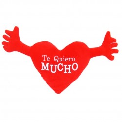 COJIN PELUCHE TE QUIERO MUCHO 36CM