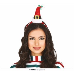 DIADEMA MINI GORRO PAPA NOEL