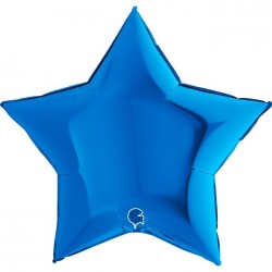   GLOBO 36" FOIL ESTRELLA AZUL