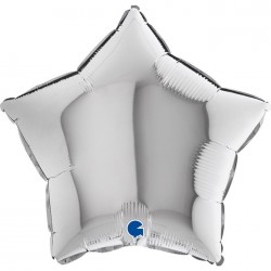   GLOBO 18" FOIL ESTRELLA PLATA