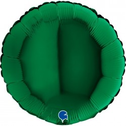   GLOBO 18" FOIL REDONDO VERDE DAR