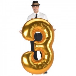   GLOBO 53" FOIL FORMA N3 ORO