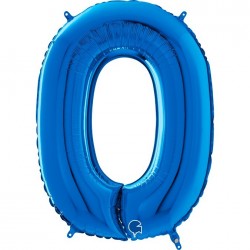   GLOBO 40" FOIL FORMA N0 AZUL