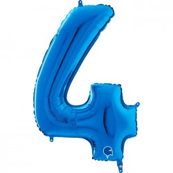   GLOBO 40" FOIL FORMA N4 AZUL