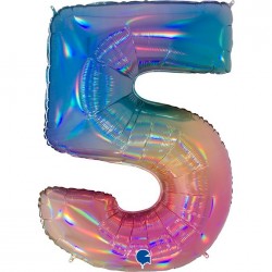   GLOBO 40" FOIL FORMA N5 MULTICOL