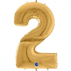   GLOBO 64" FOIL FORMA N2 ORO