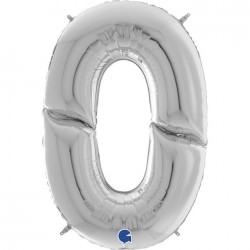   GLOBO 64" FOIL FORMA N0 PLATA