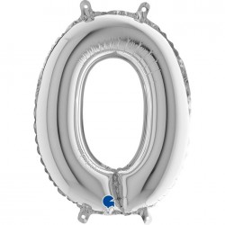   GLOBO 14" FOIL FORMA N0 PLATA