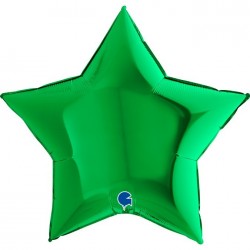   GLOBO 36" FOIL ESTRELLA VERDE