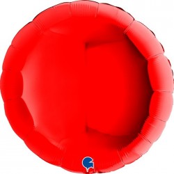   GLOBO 36" FOIL REDONDO ROJO