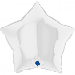   GLOBO 18" FOIL ESTRELLA BLANCO