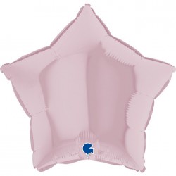   GLOBO 18" FOIL ESTRELLA ROSA