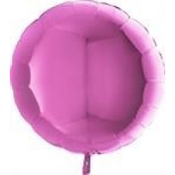   GLOBO 18" FOIL REDONDO FUCSIA