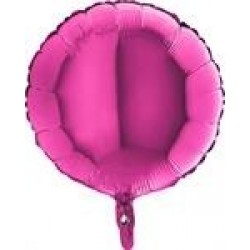   GLOBO 18" FOIL REDONDO MAGENTA