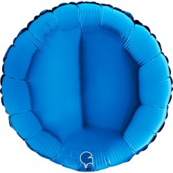   GLOBO 18" FOIL REDONDO AZUL