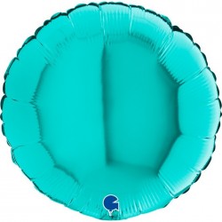   GLOBO 18" FOIL REDOND AZUL TIFFA