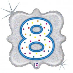 GLOBO 18" FOIL FORMA NUBE N8