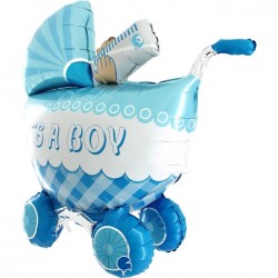 GLOBO 42"  FOIL FORMA CARRITO BEBE