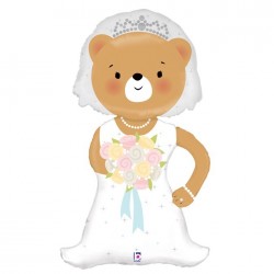 GLOBO 43" FOIL FORMA OSO BODA