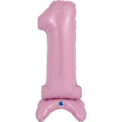 AIRE GLOBO 25" FOIL FORMA N1 ROSA
