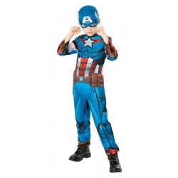 L DISFRAZ 5A6AÑOS CAPITAN AMERICA GREE