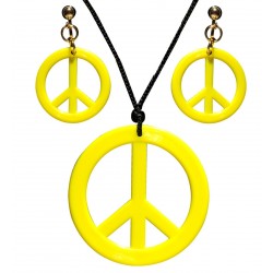   SETCOLLAR   PENDIENTESHIPPIEAMARILL