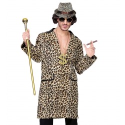 ABRIGO T-M/L LEOPARDO MAFIOSO