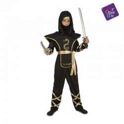 DISFRAZ 5A6AÑOS NINJA DRAGON ORO
