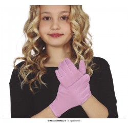   GUANTES CORTOS ROSA INFANT 19CM