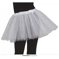    TUTU BLANCO CON ESTRELLA 30CMS