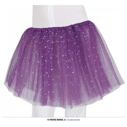 TUTU LILA CON ESTRELLAS 30CM