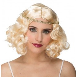 PELUCA CHARLESTON RUBIA