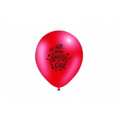 8 GLOBOS 112P25888 ALL YOU NEED IS LOVE