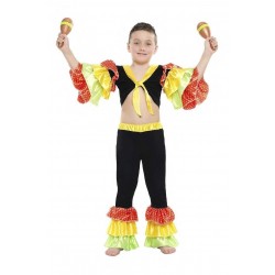 DISFRAZ 7A9AÑOS VESTIDO SALSA NIÑO