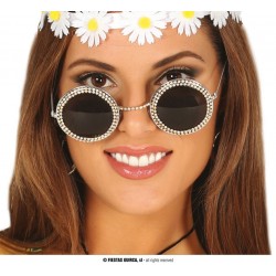 GAFAS REDONDAS CON BRILLANTES