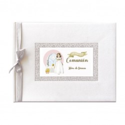 LIBRO FIRMAS COMUNION NIÑA ALTAR  