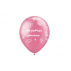 8 GLOBOS 11" 112M97 ROSA COMUNION