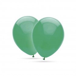   50 GLOBOS 11" 12G VERDE ESMERALDA
