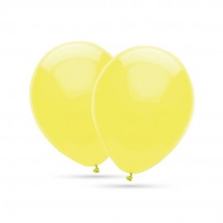   50 GLOBOS 9" 9G AMARILLO LIMON