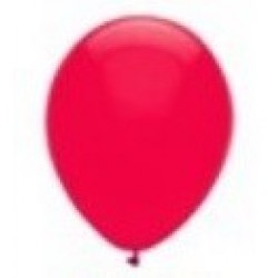   50 GLOBOS 12NA FLUOR ROJO