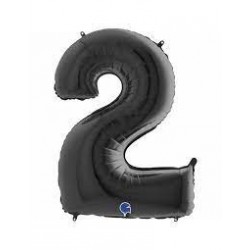   GLOBO 40" FOIL FORMA N2 NEGRO