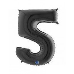   GLOBO 40" FOIL FORMA N5 NEGRO
