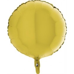    GLOBO 18" FOIL REDOND AMARILL PAS