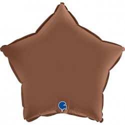   GLOBO 18" FOIL ESTRELLA CHOC SAT